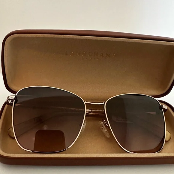 Longchamp Women's Rose Gold Sunglasses - Picture 7 of 11